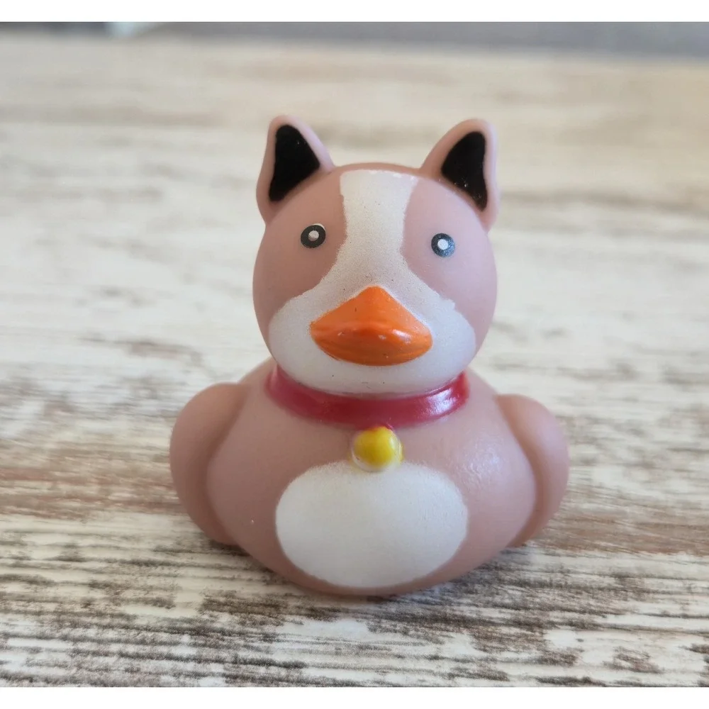 Novelty Corgi Dog Rubber Duck Bath Toy Figure Collectible 2.5